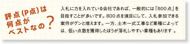 知らずに損していませんか？経審における評点アップ対策